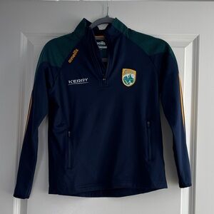O'Neills Kerry GAA Rockway Brushed Half Zip